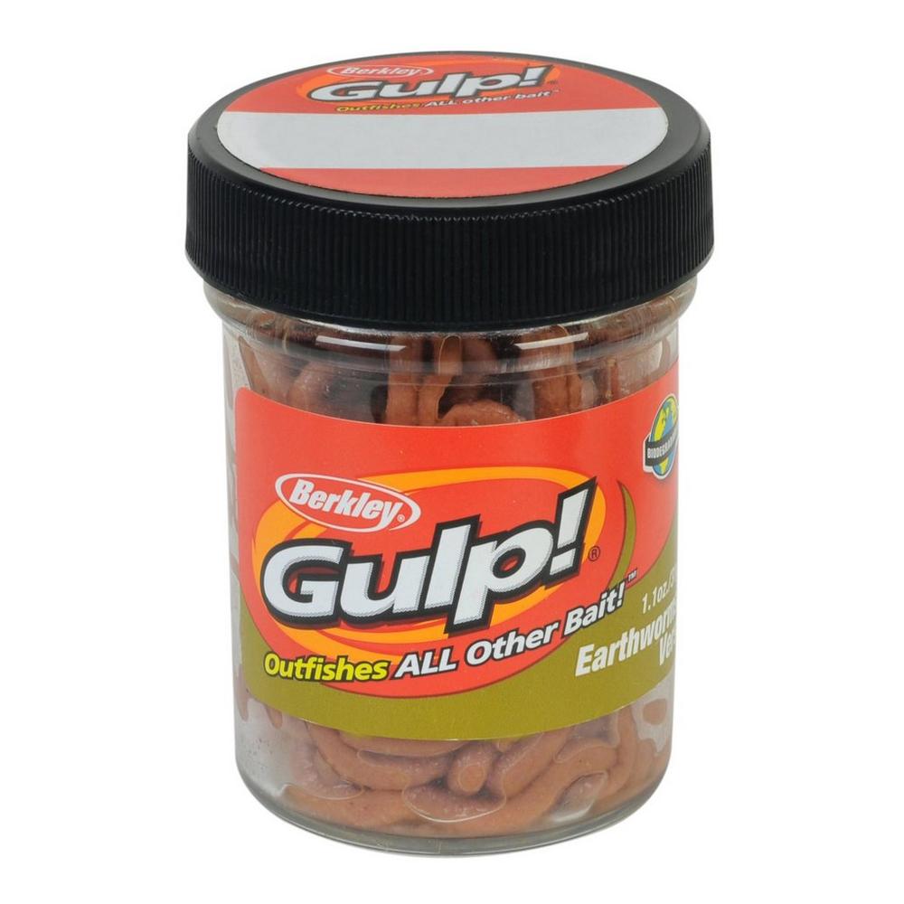 GULP 4" EARTHWORM BROWN