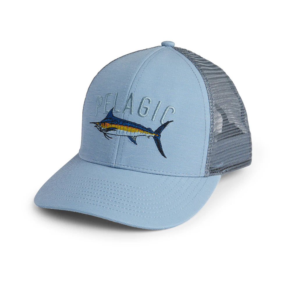 Pelagic Echo Gyotaku Performance Trucker Hat