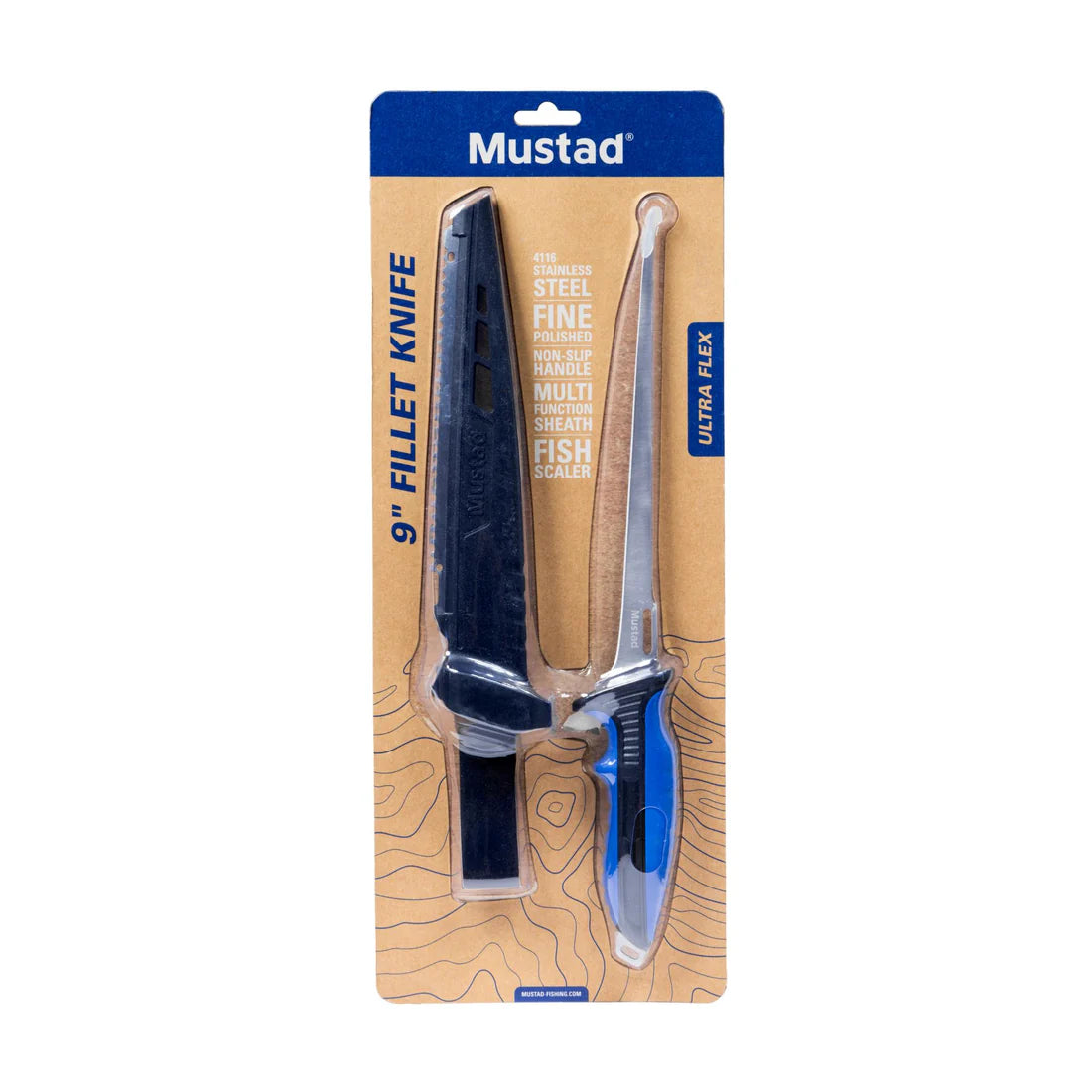 Mustad 9" Ultra Flex Fillet Knife