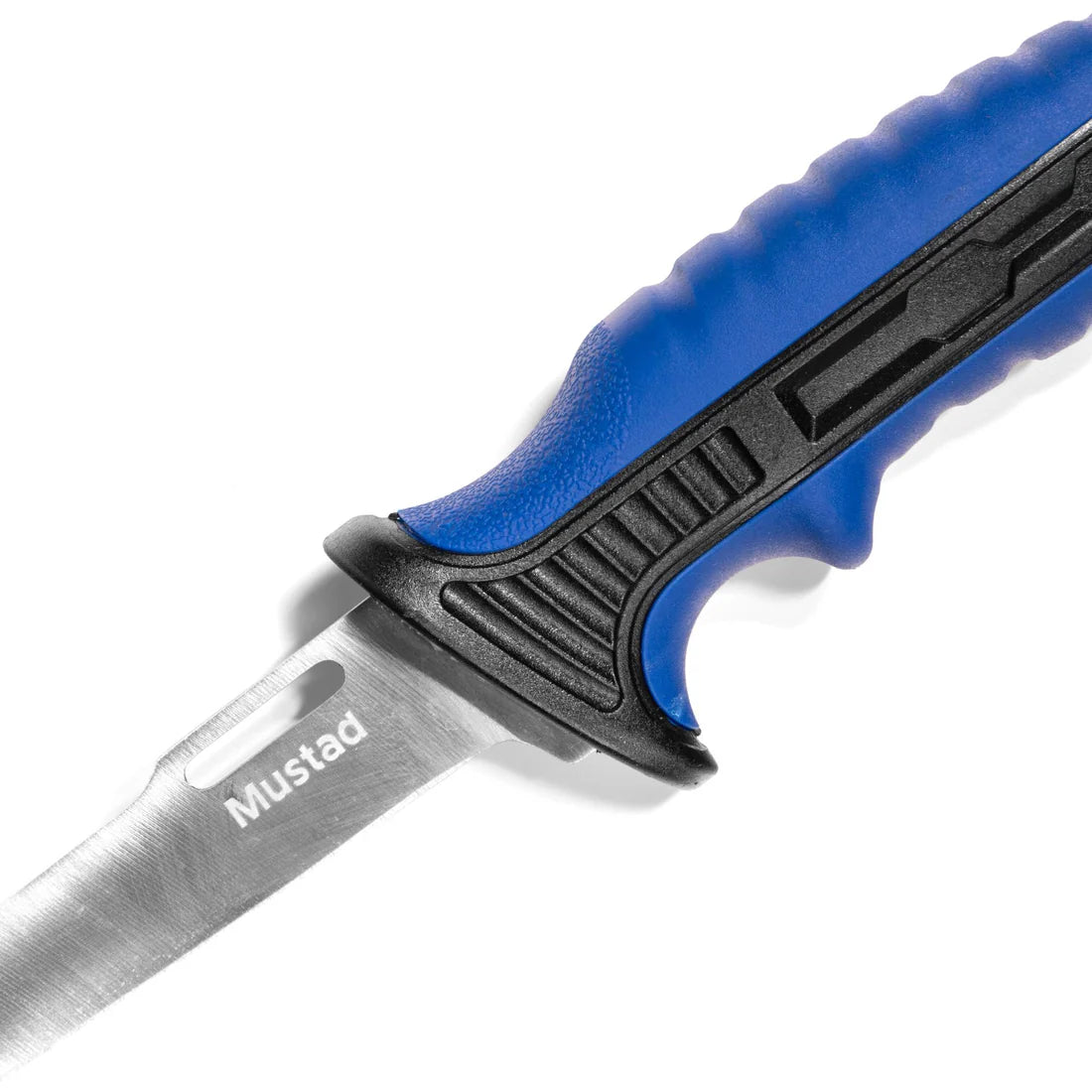 Mustad 7in Fillet Knife With Spoon Blue