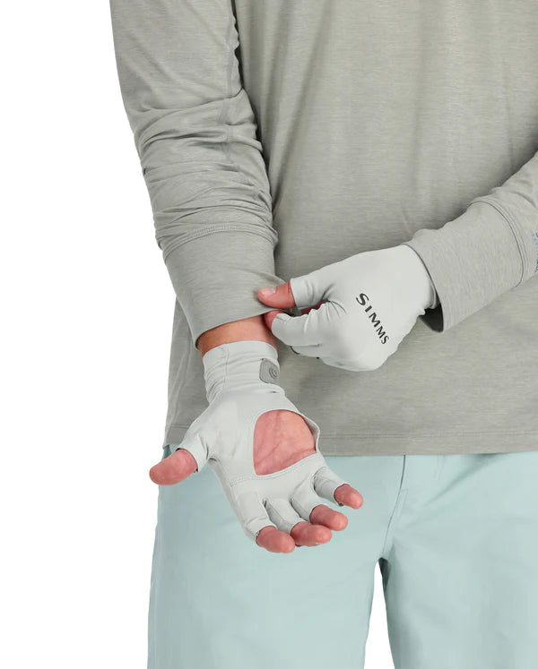 Simms SolarFlex Half-Finger Sun Gloves