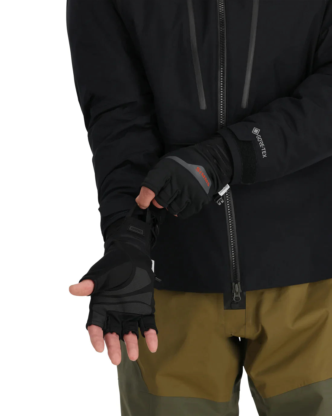 Simms Windstopper Half Finger Glove