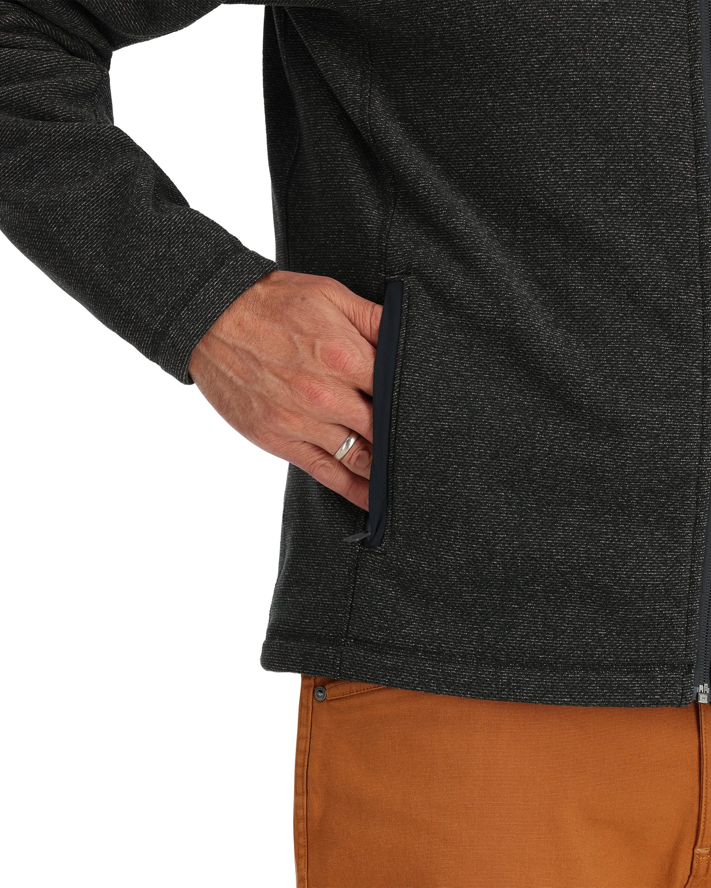 Simms Men's Rivershed-Full Zip Fleece