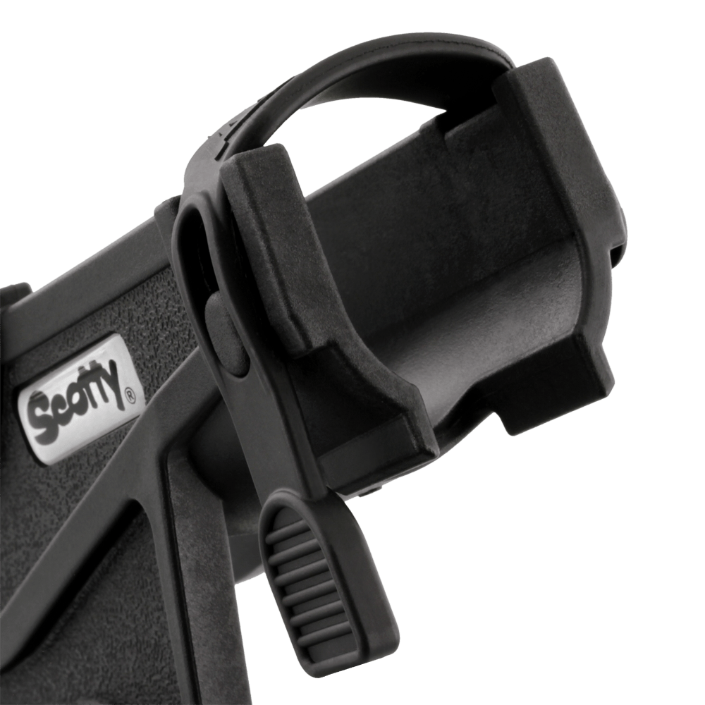 Scotty #280 Baitcaster & Spinning Rod Holder with Combination Side/Deck Mount