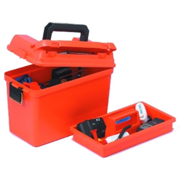 Plano Deep Emergency Dry Storage Supply Box w/Tray - Orange [161250]