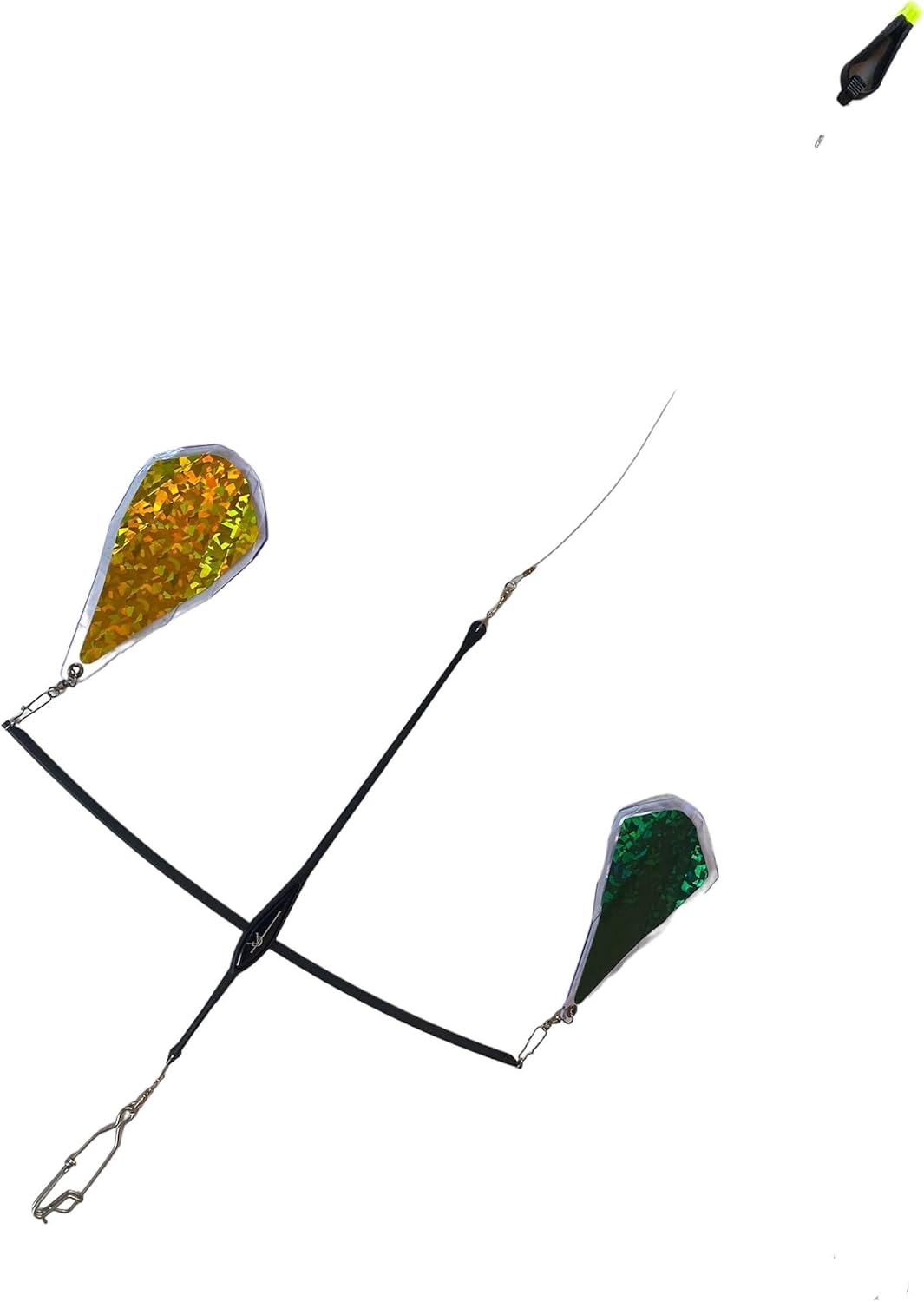 CruciFish Dummy Flasher Spreader Bar for downrigger trolling