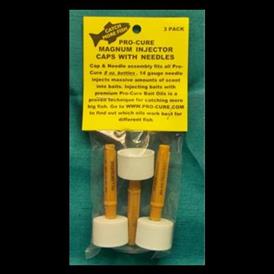 Pro-Cure Bait Injector Caps With Needles 3PK