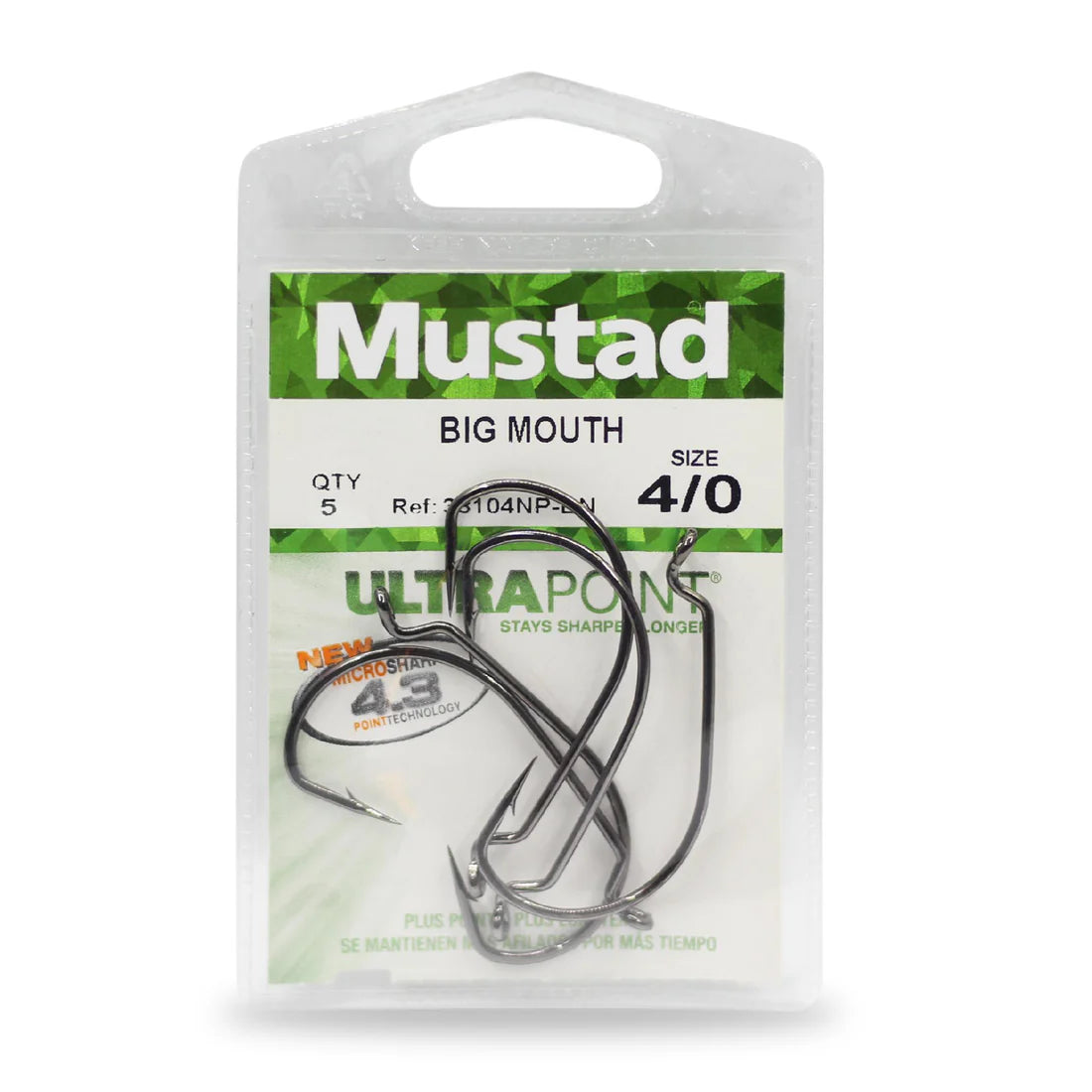 Mustad Ultra Point Big-Mouth Tube Hooks
