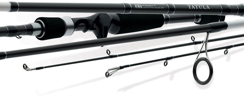 Daiwa txt662mfs Tatula 6 - 14ポンドテストXTロッド、ブラック Daiwa Tatula XT Bass Rod
