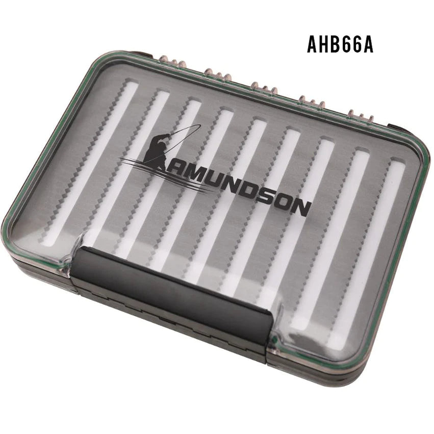 Amundson Double Sides Clear Water Proof Competition Fly Boxes