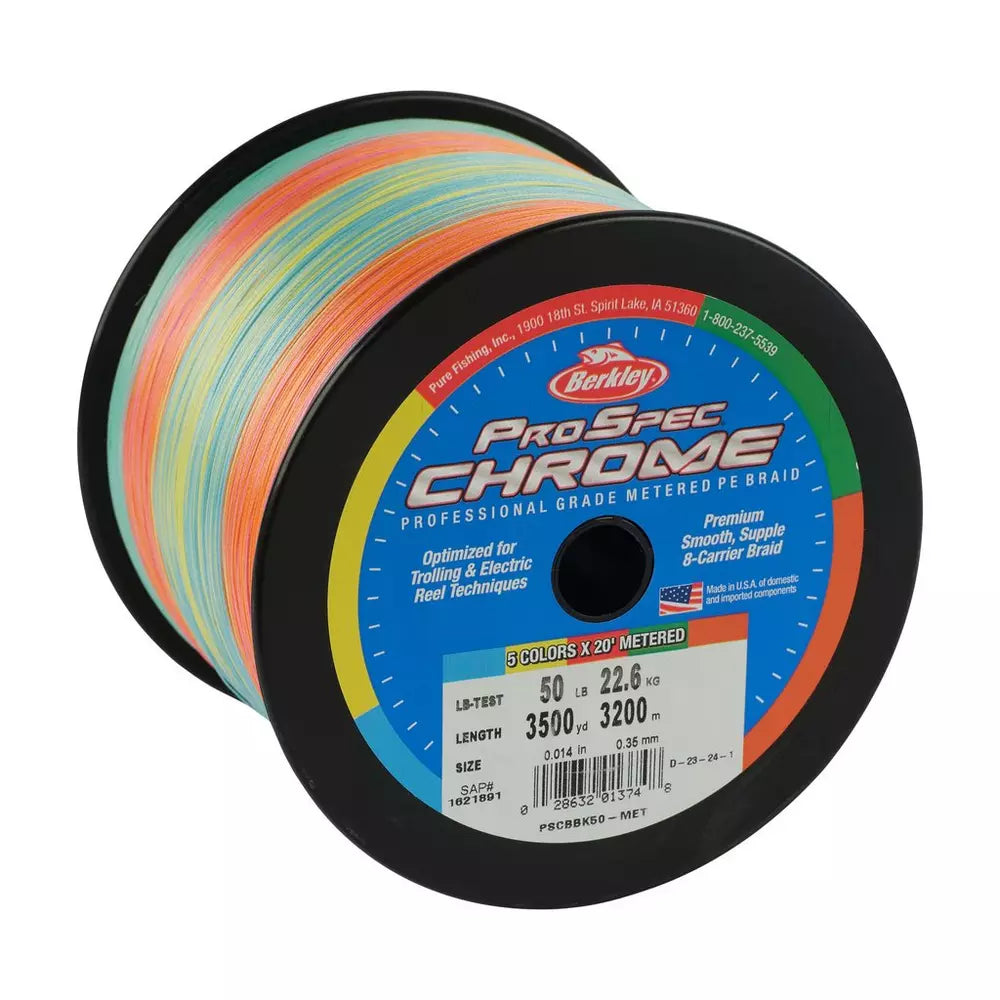 Berkley ProSpec® Chrome 5 x 20' Metered Braid