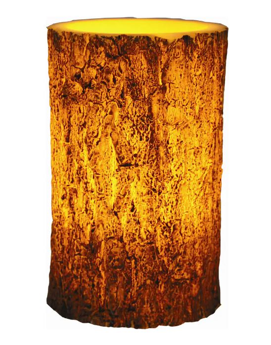 RIVERS EDGE LED TREE BARK CANDLE