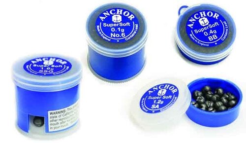 Anchor Double Cut Round Lead Split Shot Refill