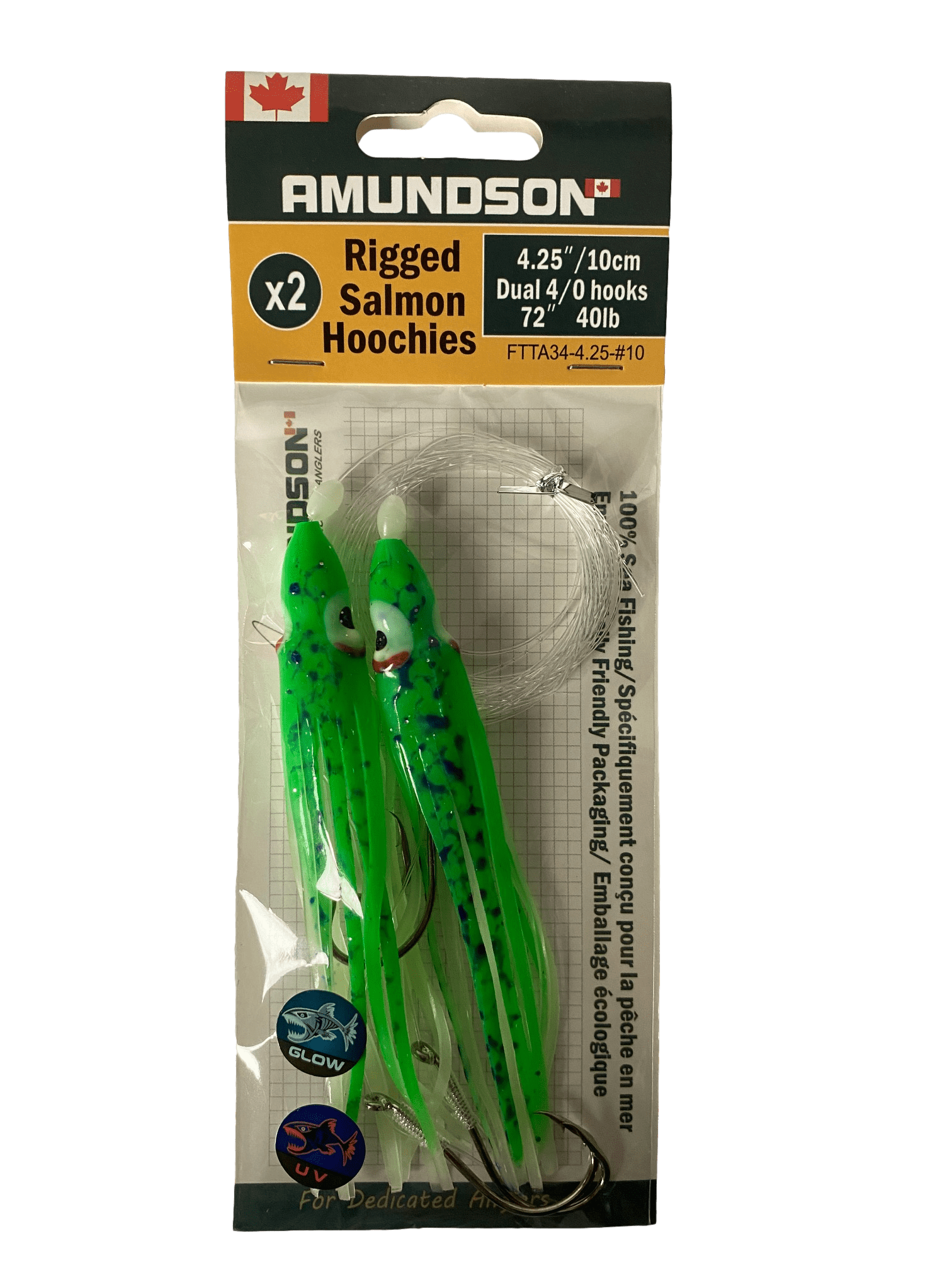 Amundson Rigged Salmon Hoochies