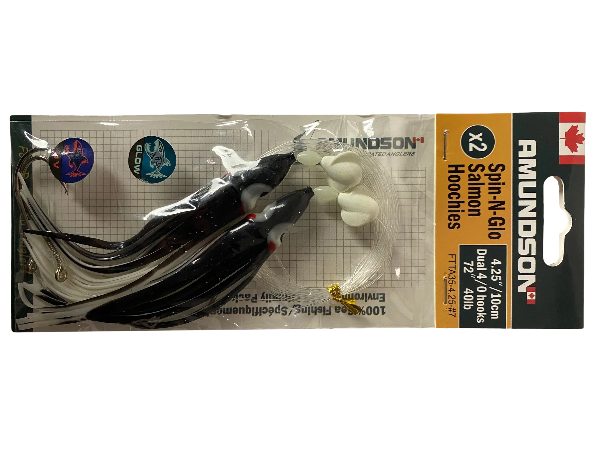 Amundson Rigged Salmon Hoochies 2 Pack