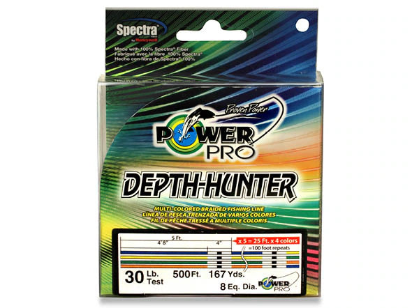 Power Pro Braided Fishing Line 40LB 500YD Multi Colors