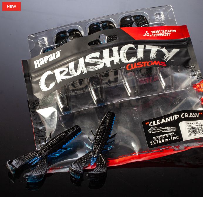 Rapala Crush City Cleanup Craw 3.5" 7 PK