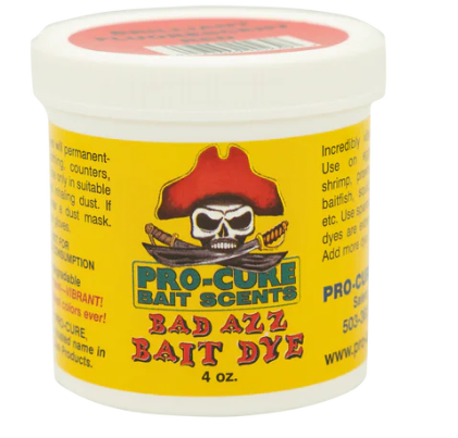 Pro Cure Bad Azz Powder Bait Dye Brilliant Red
