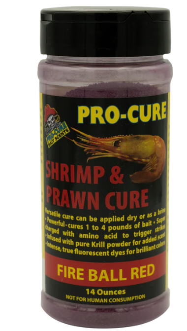 PRO-CURE SHRIMP AND PRAWN CURE FIRE BALL RED 14OZ
