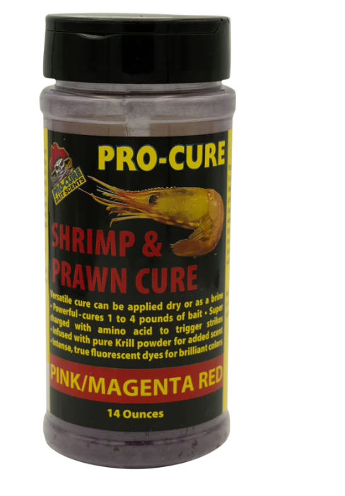 Pro Cure Shrimp And Prawn Pink/Magenta Red 14oz