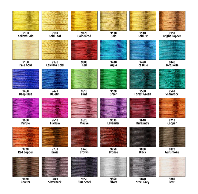 ProWrap Metallic Rod Wrapping Thread 100 Yd Spool