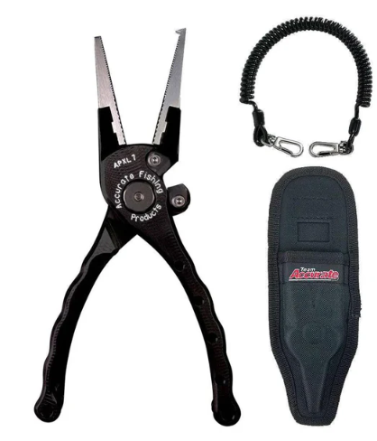 ACCURATE PIRANHA SPLIT RING PLIERS WITH SHEALTH