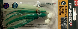 Amundson Rigged Salmon Hoochies 2 Pack