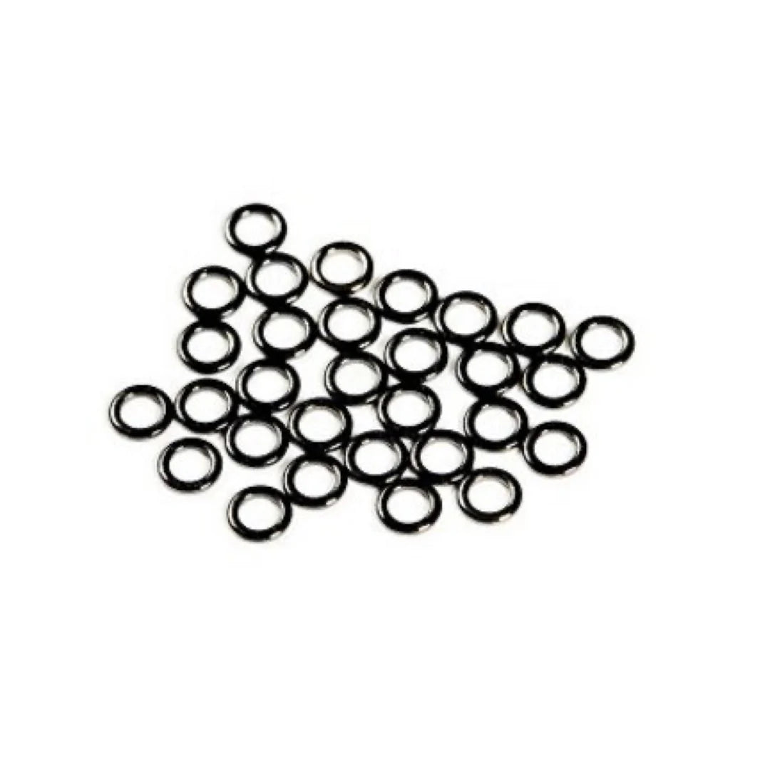 Wapsi Black Nickel Tippet Rings - Medium