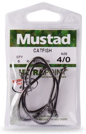 Mustad Sickle Skippy Sturgeon Beak Bait Hook 412NP-BN