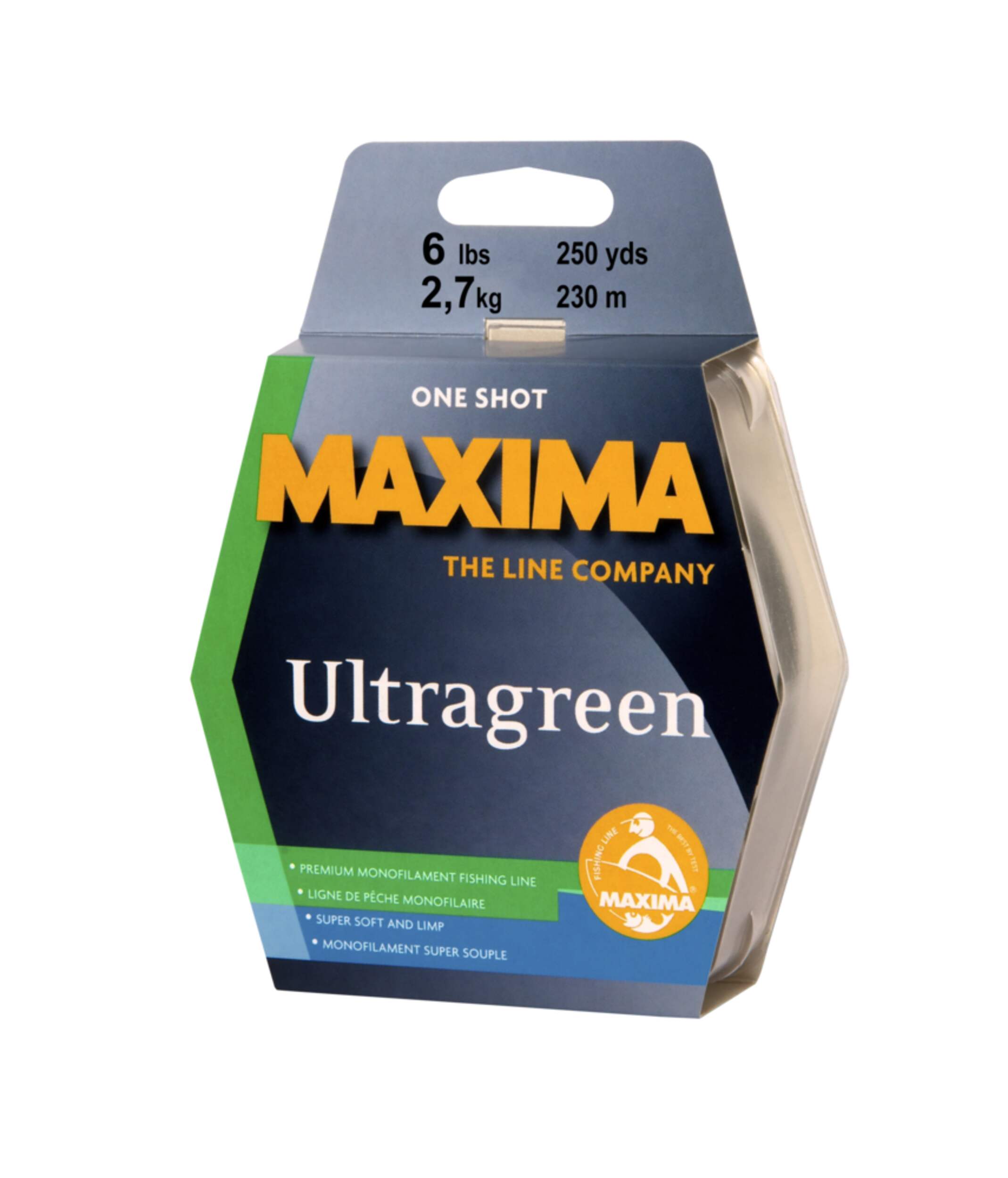 Maxima® One Shot Ultragreen Monofilament Fishing Line