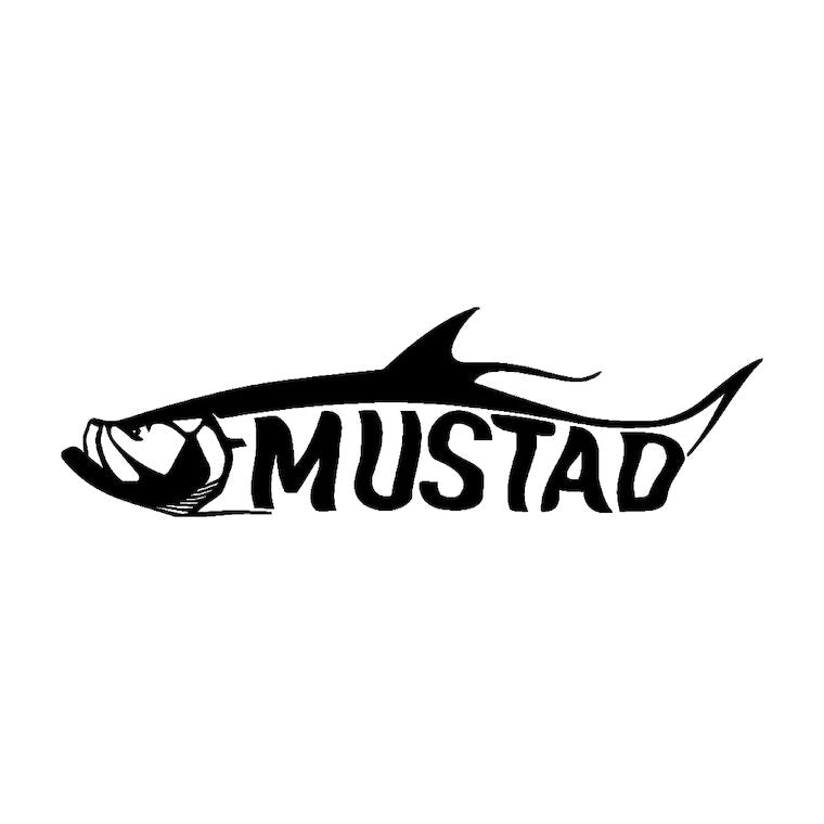 Mustad 11" Decal Trout Black