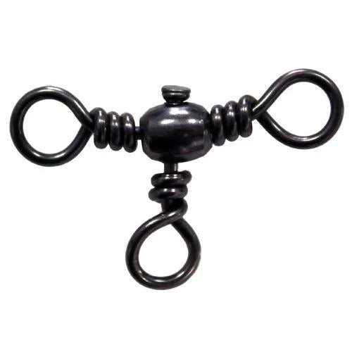 Mustad Black 3-Way Swivel