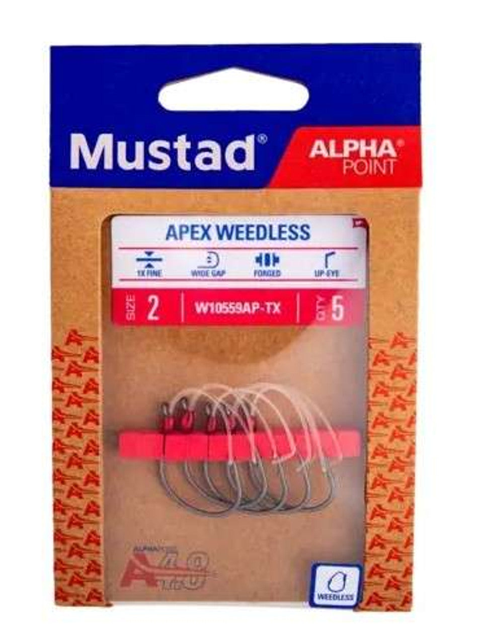 Mustad Apex Wide Weedless Dropshot Hook