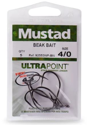 Mustad Octopus Hook Barbed 92553NP