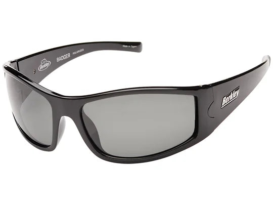 Berkley Badger Sunglasses Gloss Black /Smoke