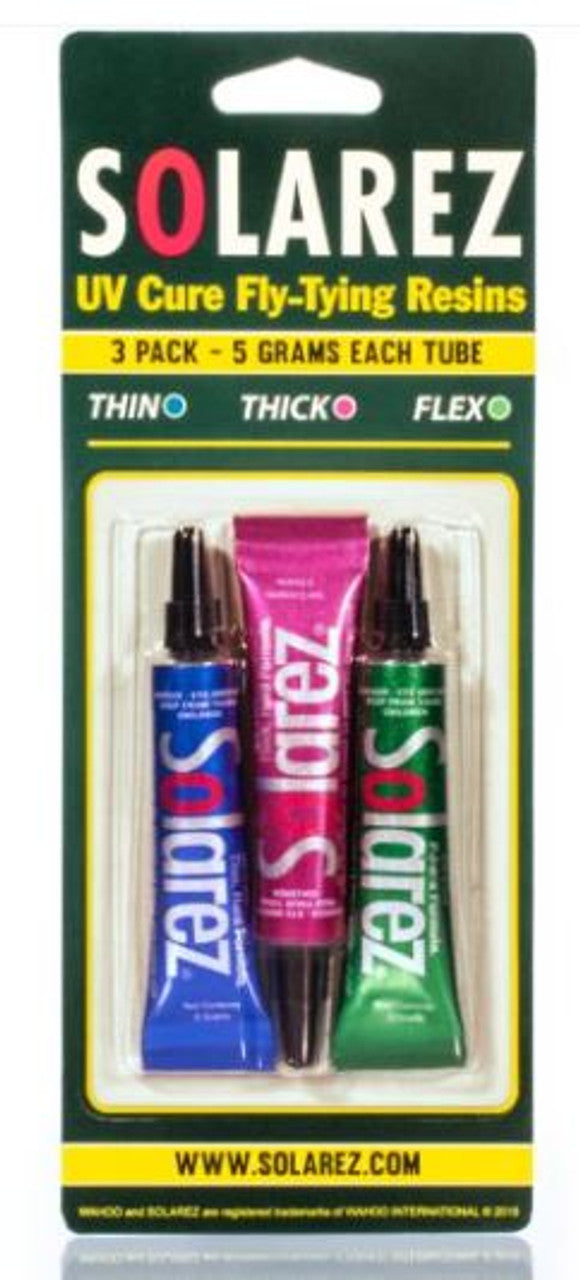 Solarez UV-Cure Fly Tie Resin 3-Pack
