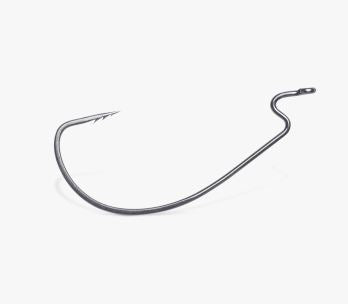 vmc bass plastic worm hook 3 degree offset point resin closed eye 3/0 value  pack