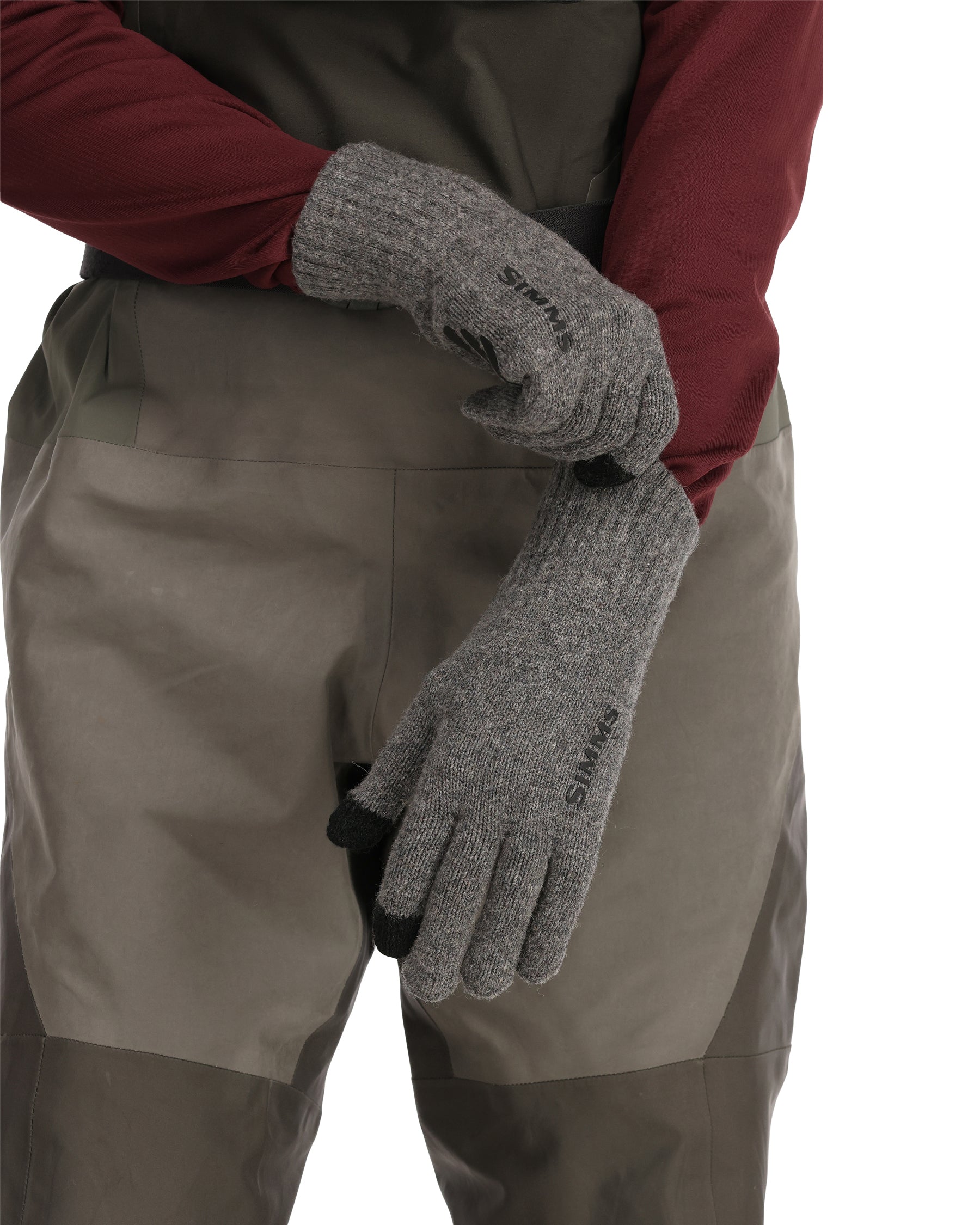 Simms Wool Full Finger Glove