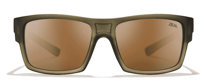 Zeal Ridgway Matte Khaki / Copper Polarised Lenses