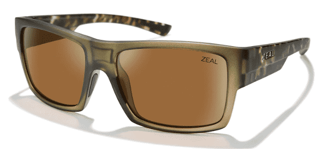 Zeal Ridgway Matte Khaki / Copper Polarised Lenses