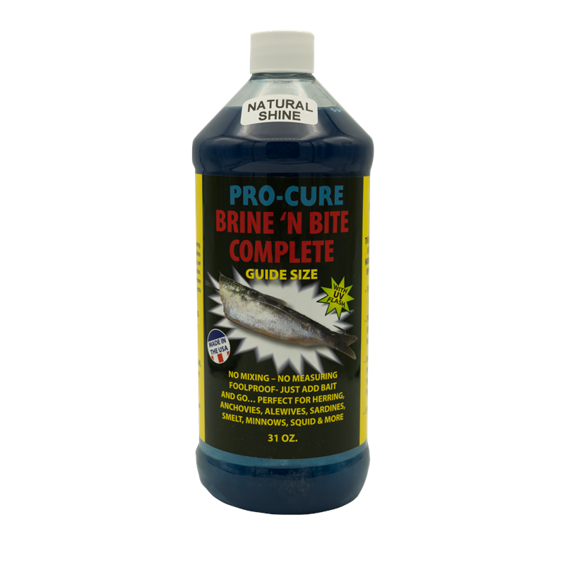 Pro-Cure Brine 'N Bite Complete Bait Brine 31oz Natural Shine