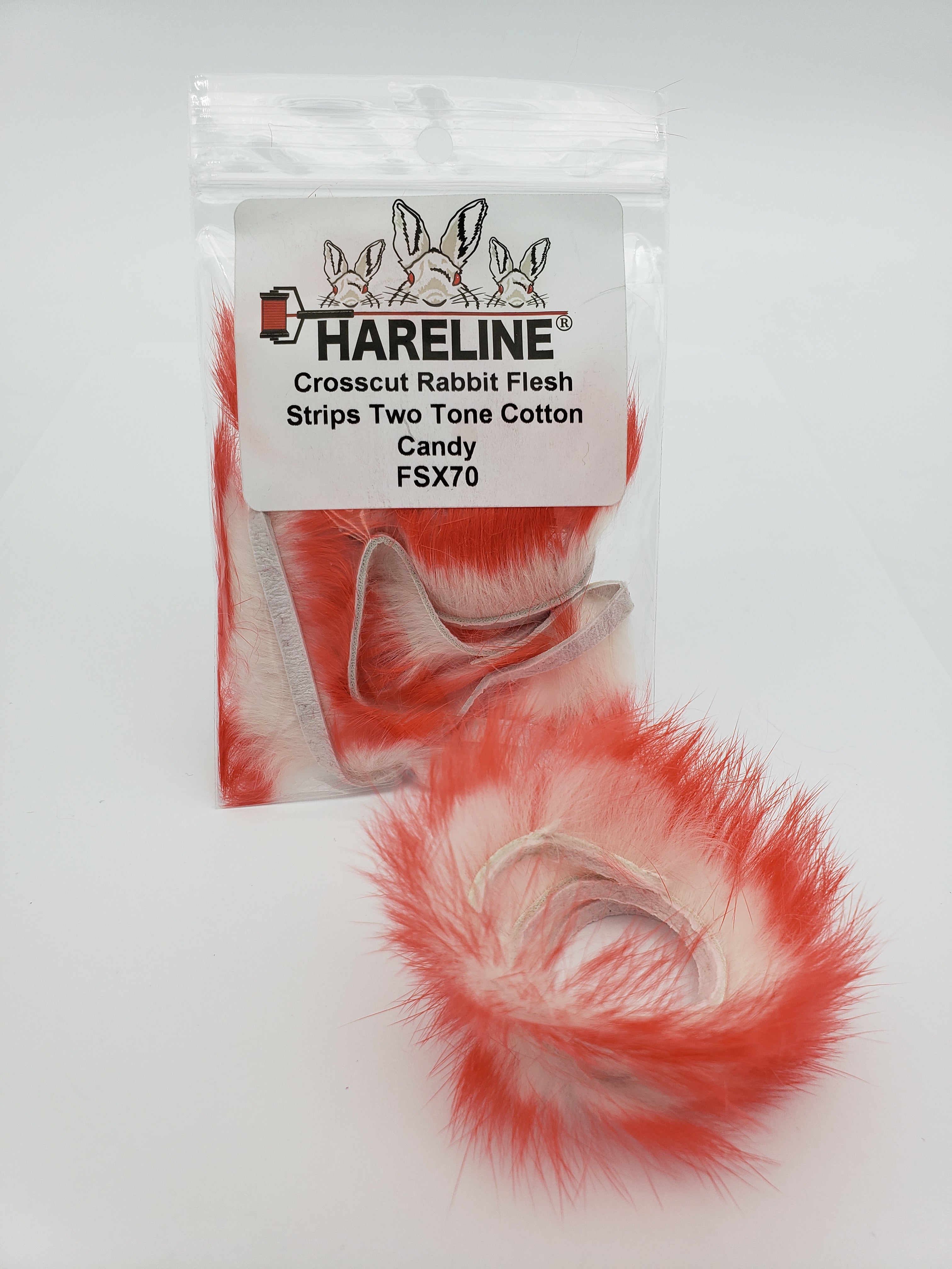 Hareline Two-Toned Crosscut Rabbit Strips