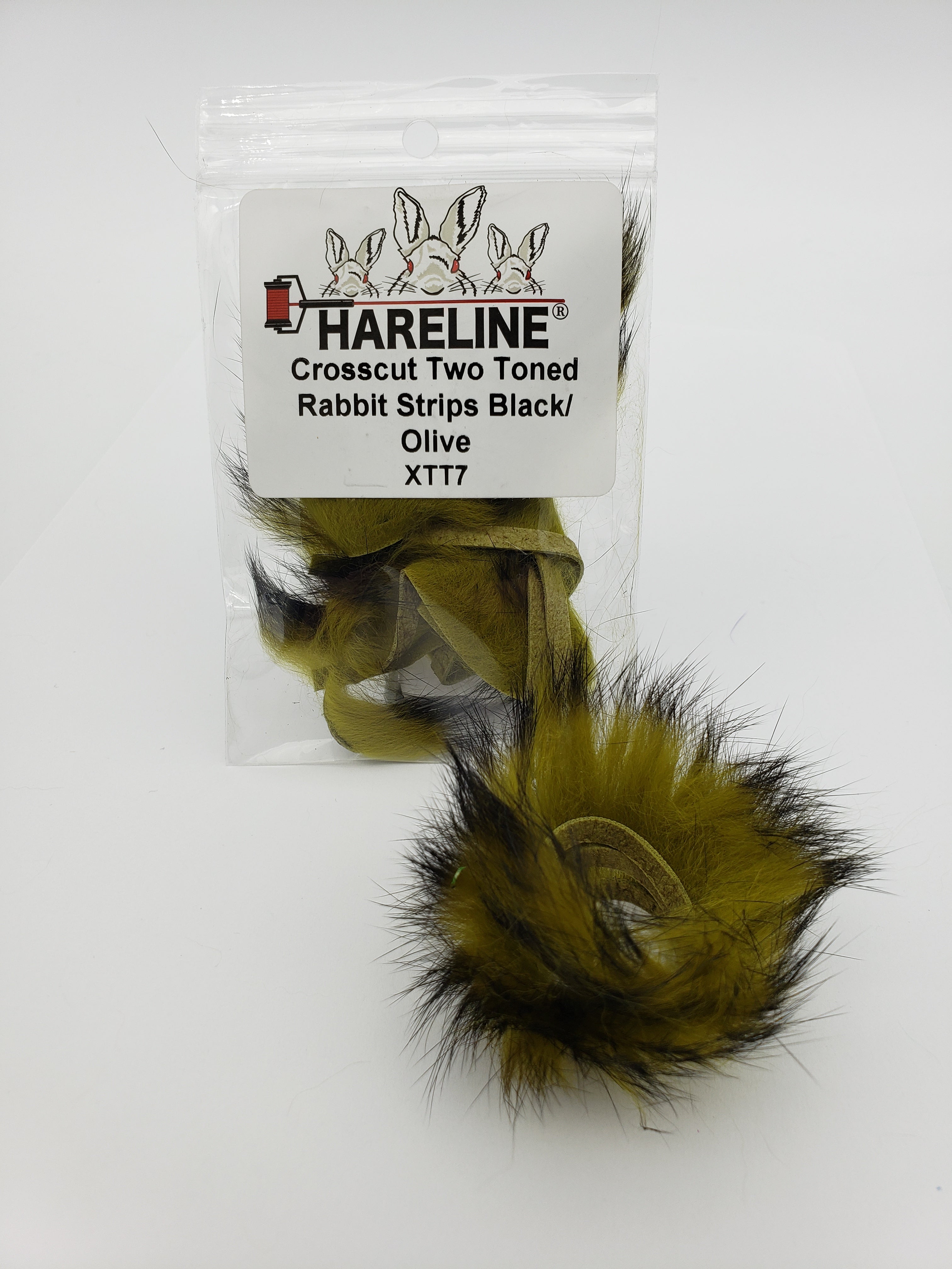 Hareline Two-Toned Crosscut Rabbit Strips
