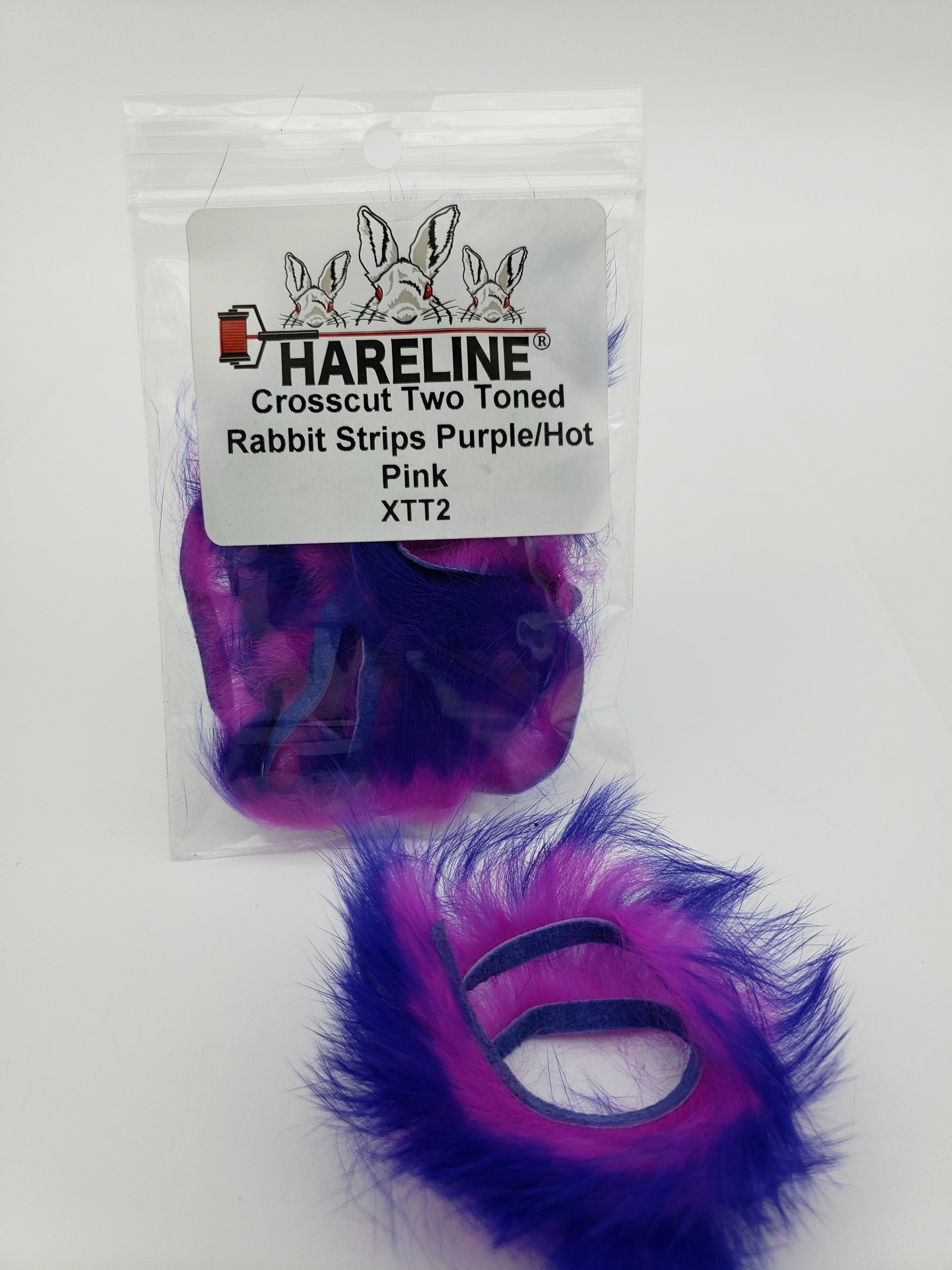 Hareline Two-Toned Crosscut Rabbit Strips