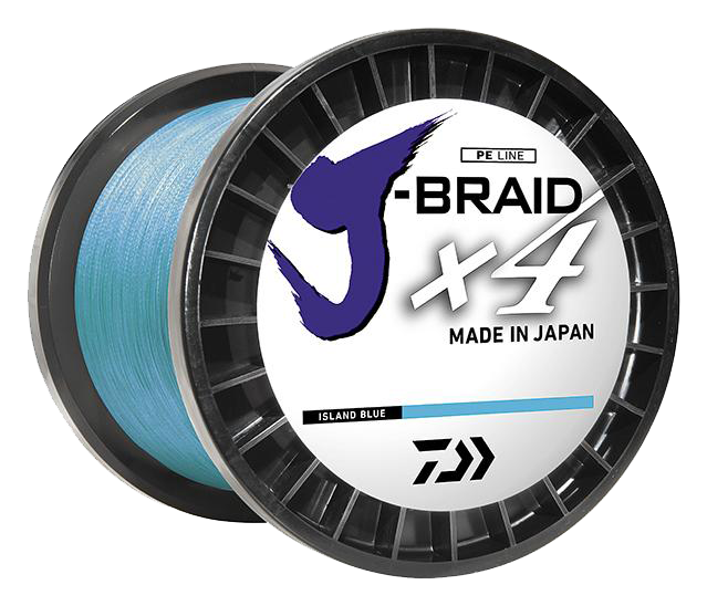 Daiwa J-Braid  x4 Braided Line  Island Blue