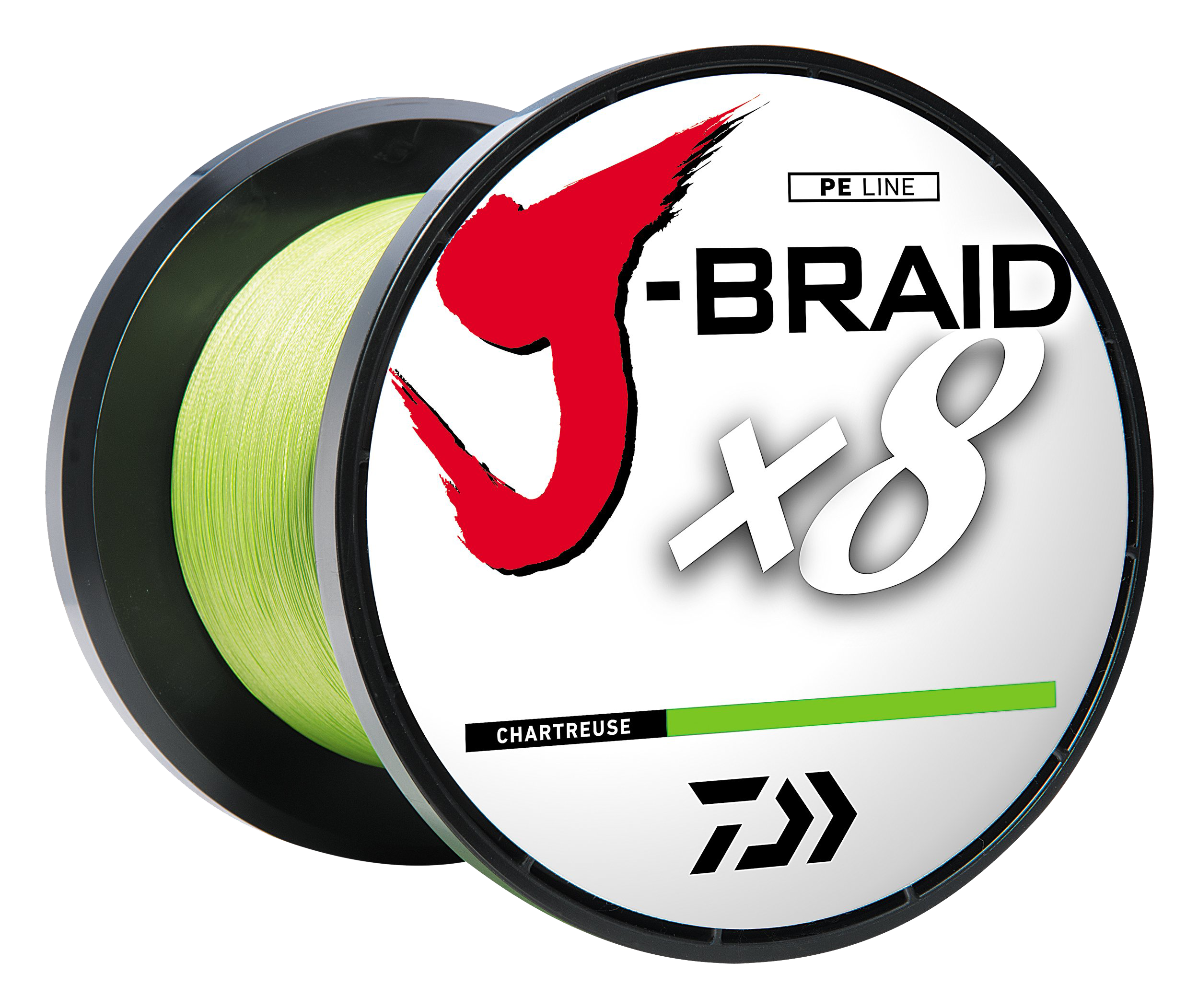 Daiwa J Braid X8 Braided Line - Chartreuse