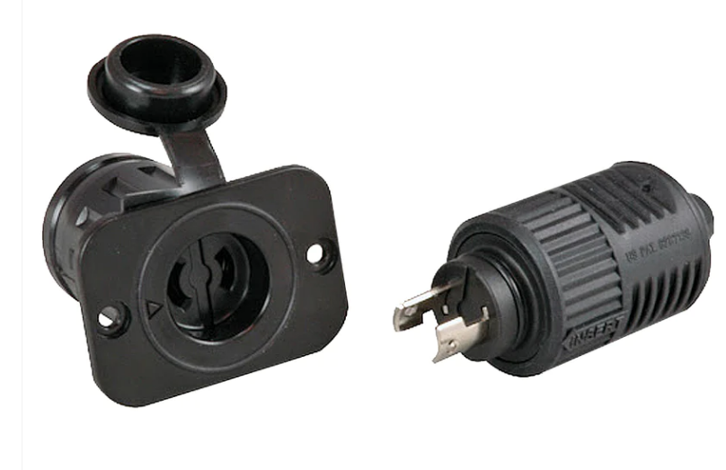 Scotty 2125 Depthpower Marinco Electric Plug and Socket