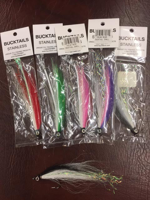 UNIQUE FLY FISHING PRODUCTS - POLAR BEAR BUCKTAILS