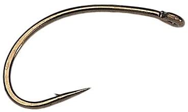 Mustad Signature Fly Hooks Caddis Curved Shank C49S STD-1XS