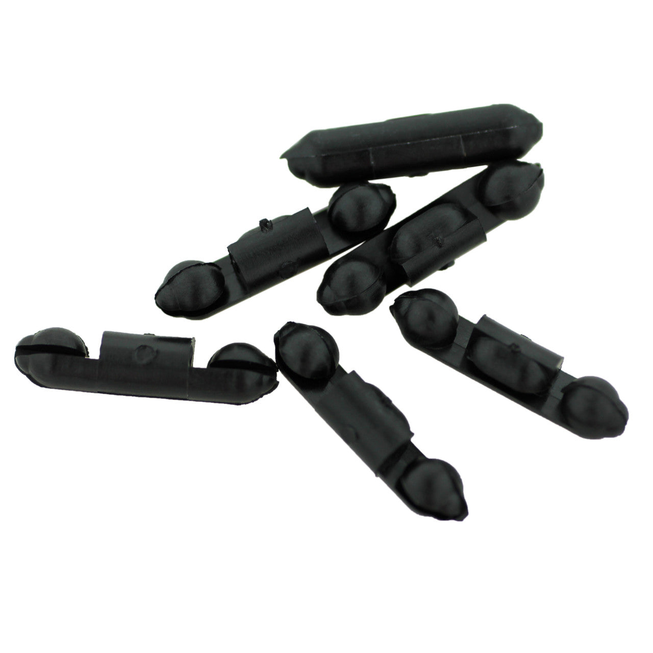 Scotty #1008-24-BK Stoppers for Line Releases and Auto Stop (24-Pack) (Black)